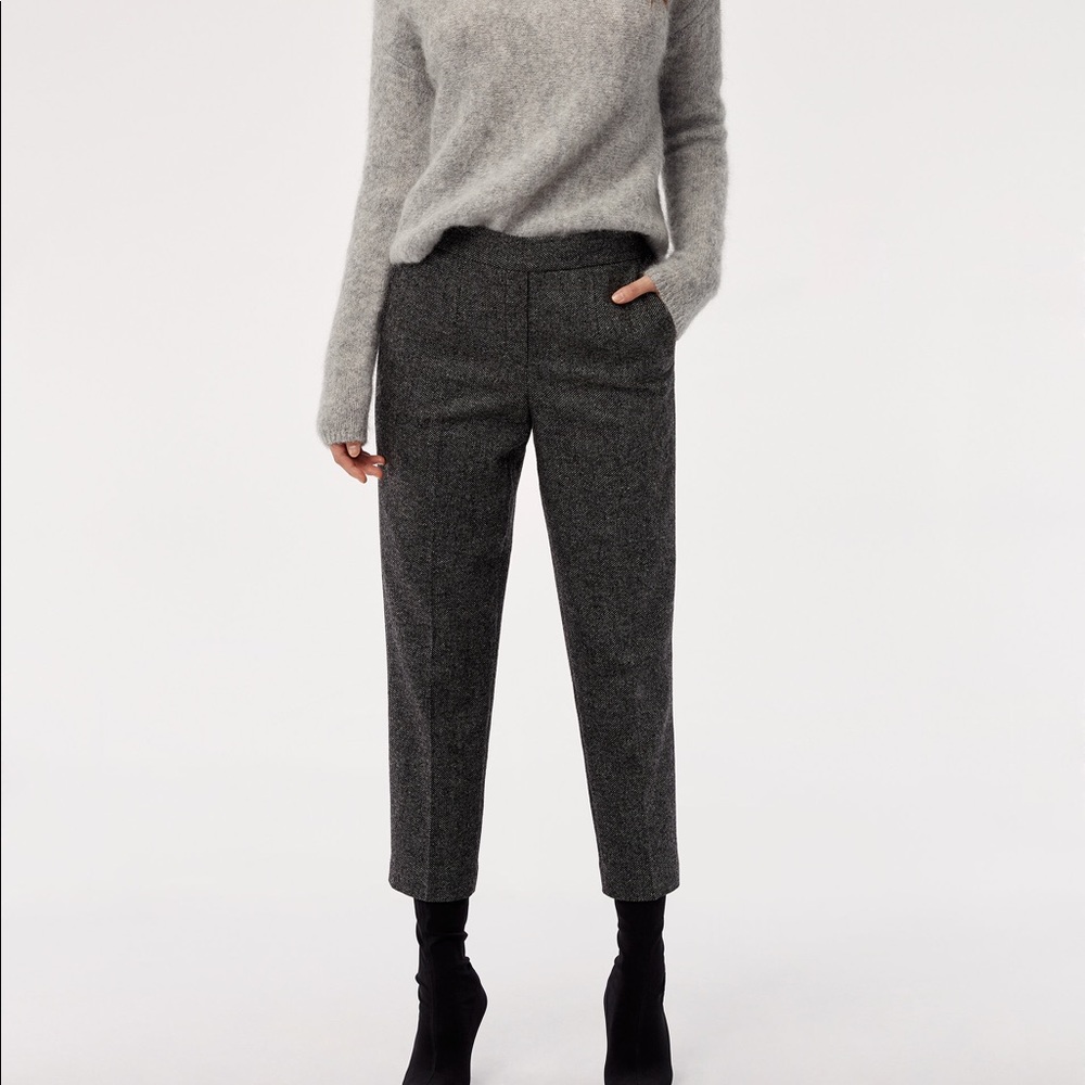 Aritzia Babaton Pant Grey Sz 2